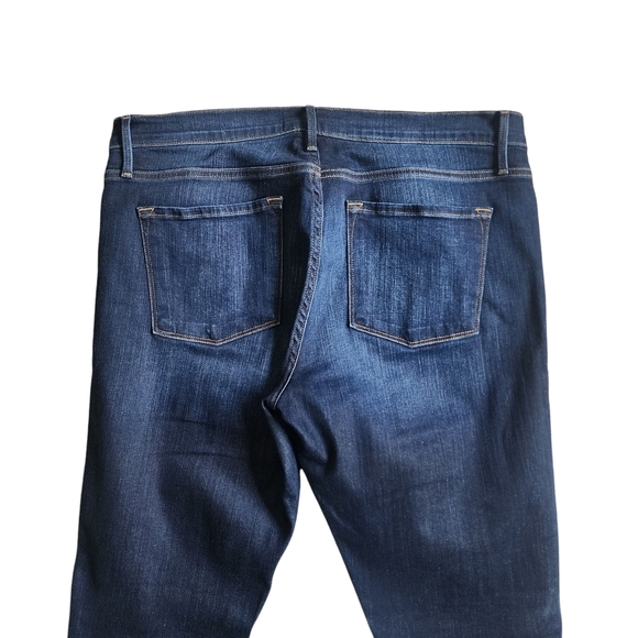Frame Le Skinny De Jeanne Dark Wash Blue Jeans - 31 - Picture 4 of 8